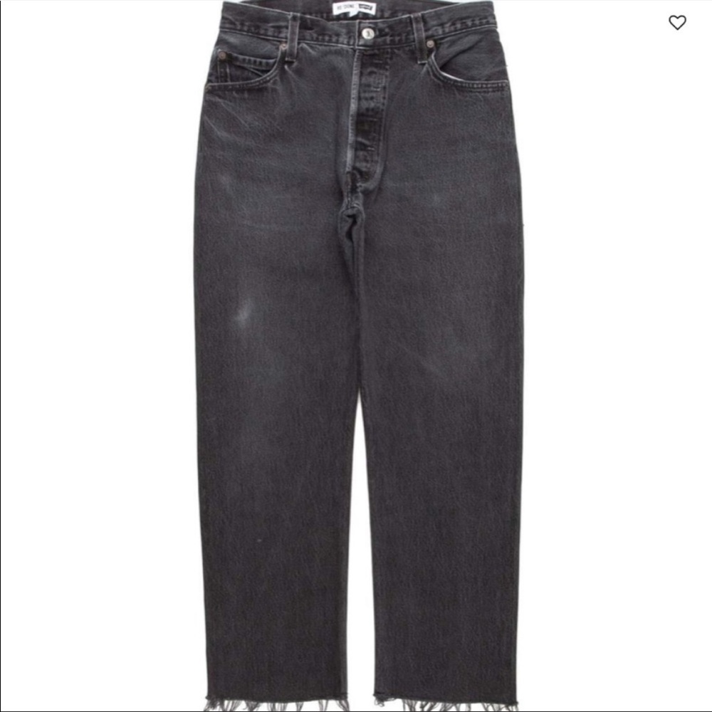 Re/Done Levi’s Stove Pipe Straight Leg Jeans.